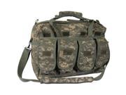 Acu Digital Camouflage Canvas Mega Mag Shooters Shoulder Bag 15.5 X 12 X 7.5 Carry Handle Six Outside Pockets