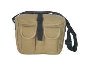 Khaki Small Ammo Utility Shoulder Bag 10 X 8 X 3.5 Outdoor Shopping