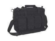 Black Canvas Mega Mag Shooters Shoulder Bag 15.5 X 12 X 7.5 Carry Handle Six Outside Pockets Outdoor Shopping