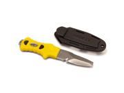 McNett Saturna Blunt Tip Outdoor and Dive Knife 3 Inch Yellow McNett