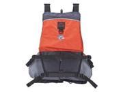 MTI Adventurewear Solaris F Spec Kayak Fishing PFD Life Jacket Orange Grey Small Medium Mti
