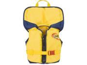 MTI Adventurewear PFD Life Jacket with Collar Yellow Navy Infant Size 0 30 Pound MTI Adventurewear