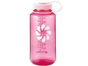 Nalgene BPA FREE 32oz Wide Mouth Tritan Water Bottle Pink w Pink Cap Outdoor