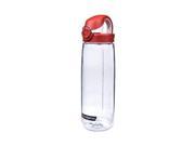 Nalgene Tritanotf Clear W Red White Cap On The Fly