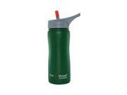 Eco Vessel Summit Triple Insulated Stainless Steel Water Bottle with Flip Straw Black 17 Ounce Eco Vessel