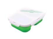 Eco Vessel Eco Vessel Lunchbox 2 Cmpt Grn Eco Vessel Collapsible Lunchbox