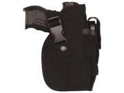 Black Tactical Padded Belt Handgun Holster Adjustable To 6 Inches Extra Clip Holder