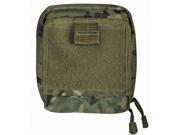 Multi Camouflage Tactical Map Document Case Pouch 7 x 6 x 2 MOLLE Compatible