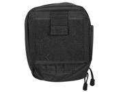 Black Tactical Map Document Case Pouch 7 x 6 x 2 MOLLE Compatible