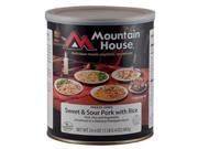 Mountain House Sweet Sour Pork with Rice 10 Can Freeze Dried Food 6 Cans Per Case Mountain House