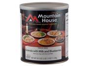 Mountain House Granola w Milk Blueberries 10 Can Freeze Dried Food 6 Cans Per Case Mountain House