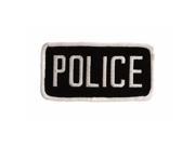 Uncle Mike s Law Enforcement Police ID Small Patch Black White 2 1 4 Inch x 4 1 4 Inch 7705020 Uncle Mike S