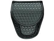 7900 Covered Cuff Case Basketweave Black Size 1 Brass 22181 Bianchi