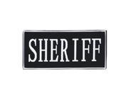 Voodoo Tactical White 2 x 4 Sheriff Law Enforcement Patches 06 7728024219