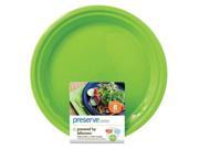 Reusable Plate Set of 8 Color Apple Green Preserve