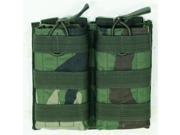 Woodland Double M4 M16 Open Top Mag Pouch W Bungee System 20 8585005000