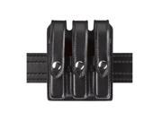 Safariland Basket Weave Black For Belt Chrome Snaps 777 Slimline Triple Magazine Pouch Smith Wesson Sigma 9C