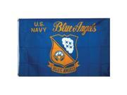 Blue US Navy Blue Angels Vivid Color Flag 3 x 5 Feet Polyester