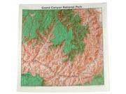 Topographic Map Bandana Grand Canyon National Park The Printed Image