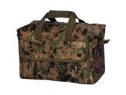 Digital Wooodland Camouflage Army Canvas Mechanics Tool Bag 11 X 7 X 6 Two Outside Compartments