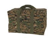 Digital Woodland Camouflage Canvas Travel Parachute Cargo Bag 24 X 15 X 13 Inches Cotton Carry Handles