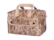 Digital Desert Camouflage Army Canvas Mechanics Tool Bag 11 X 7 X 6 Two Outside Compartments Outdoor Shopping