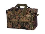 Digital Wooodland Camouflage Army Canvas Mechanics Tool Bag 11 X 7 X 6 Two Outside Compartments Outdoor Shopping