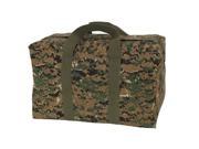 Digital Woodland Camouflage Canvas Travel Parachute Cargo Bag 24 X 15 X 13 Inches Cotton Carry Handles Outdoor Shopping