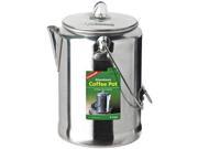 Coghlans 9 Cup Aluminum Coffee Pot Silver Athletics Exercise Workout Sport Fitness Coghlans