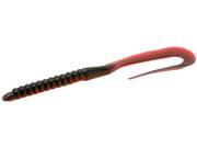 Zoom U Tail Worm Pack of 20 Red Shad 6 Inch Zoom Bait Company