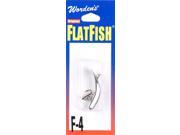 Worden S Original Flatfish Lures Size Color F4 1 1 2 ; Metallic Silver Flatfish 1 1 2 Metalic Silver