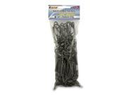 American Fishing Wire Mighty Mini Snap Swivels 100 Percent Stainless Steel Black Color Size 5 120 Pound Test 5 Pieces