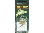 C r Flys Brown Mayfly Sz 12 Crystal River
