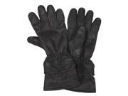 Medium All Leather Motorcycle Gloves Black M M