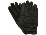 2X Large Full Finger Rappelling Glove Black Xxl 2Xl