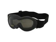 Infantry Goggle - Blk Frame, Blk Strap- Black- Infantry Goggle - Blk Frame, Blk Strap- Black-