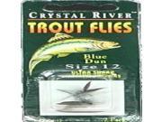 Crystal River C R Flys Blue Dun Sz 12 CR111 12 Fishing Lures