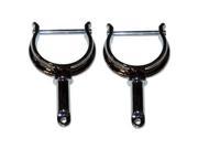 The Excellent Quality Perko North River Type Rowlock Horns Chrome Plated Zinc Pair 1227DP0CHR Perko