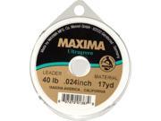 Maxima Ultragreen Monofilament Leader Material Test 40 Pound Leader Wheel Green 40Lb 17Yd