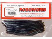 Roboworm 4.5 Strt Worm Aaron S 10 Pk ST 8296 Fishing Lures