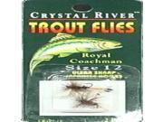Crystal River C R Flys Royal Coachman Sz 12 CR107 12 Fishing Lures