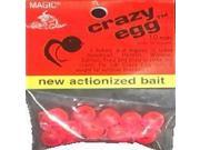 Magic Products Crazy Eggs Flour Red 10 Pk 33118 Fishing Lures