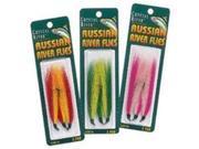 Crystal River Russian River Fly Red Wht 3Pk CR RRF RW Fishing Lures