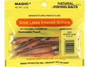 Magic Products Shiner Minnows Large Bag Red 5204R Fishing Lures