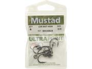 Mustad Ring Live Bait Hook Sz 3 0 94140B3 0UV6 Fishing Terminal