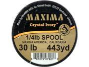 Maxima Crystal Ivory 1 4Lb 30Lb 443Yd MQP30 Fishing Fishing Accessories