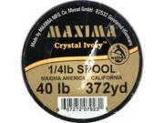 Maxima Crystal Ivory 1 4Lb 40Lb 372Yd MQP40 Fishing Fishing Accessories