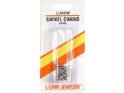 Luhr Jensen Luxon Swivel Chain Sz 4 4Pk 9254 0040000 Fishing Terminal
