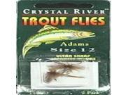 Crystal River C R Flys Adams Sz 12 CR100 12 Fishing Lures