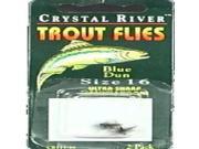 Crystal River C R Flys Blue Dun Sz 16 CR111 16 Fishing Lures